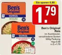 WEZ Ben's Original Reis Angebot