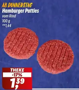 Simmel Hamburger Patties Angebot