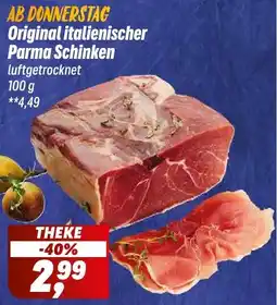 Simmel Original italienischer Parma Schinken Angebot