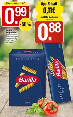 WEZ Barilla Teigwaren Angebot