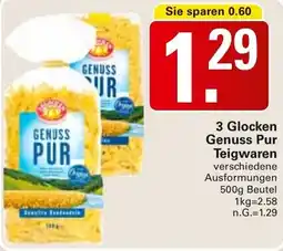 WEZ 3 Glocken Genuss Pur Teigwaren Angebot