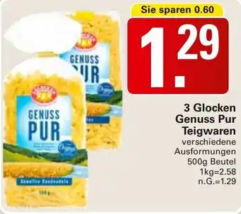 WEZ 3 Glocken Genuss Pur Teigwaren Angebot