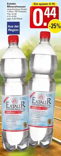 WEZ Extaler Mineralwasser Angebot