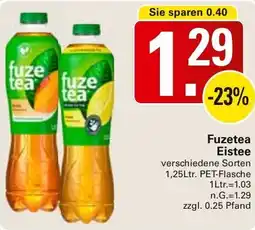 WEZ Fuzetea Eistee Angebot