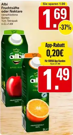 WEZ Albi Fruchtsäfte oder Nektare Angebot