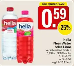 WEZ hella Near Water oder Limo Angebot