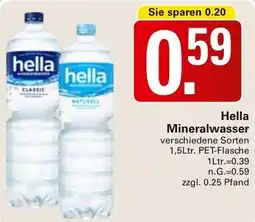 WEZ Hella Mineralwasser Angebot
