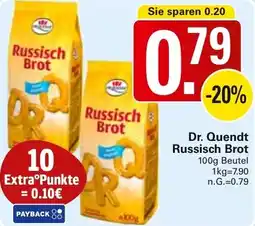 WEZ Dr. Quendt Russisch Brot Angebot
