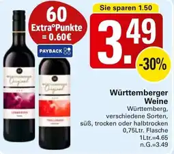 WEZ Württemberger Weine Angebot