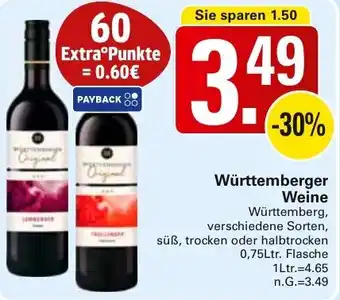 WEZ Württemberger Weine Angebot