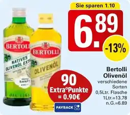 WEZ Bertolli Olivenöl Angebot