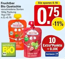 WEZ Fruchtbar Bio Quetschie Angebot