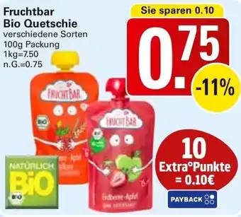 WEZ Fruchtbar Bio Quetschie Angebot