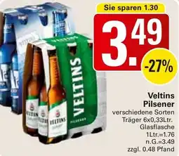 WEZ Veltins Pilsener Angebot