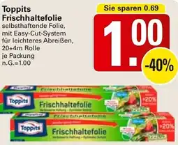 WEZ Toppits Frischhaltefolie Angebot