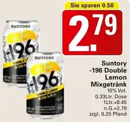 WEZ Suntory -196 Double Lemon Mixgetränk Angebot