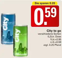 WEZ City to go Angebot
