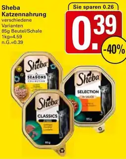 WEZ Sheba Katzennahrung Angebot