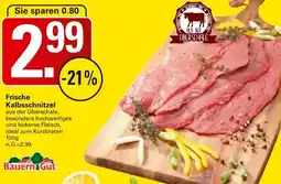 WEZ Bauern Gut Frische Kalbsschnitzel Angebot