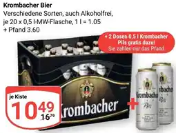 Globus Krombacher Bier Angebot