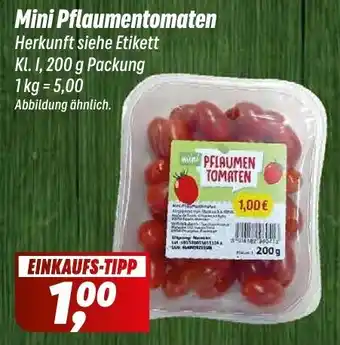 Simmel Mini Pflaumentomaten Angebot