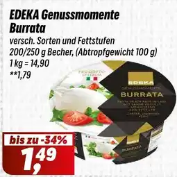 Simmel EDEKA Genussmomente Burrata Angebot