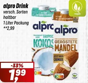 Simmel alpro Drink Angebot