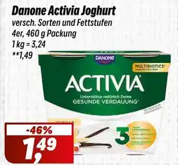 Simmel Danone Activia Joghurt Angebot