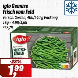Simmel iglo Gemüse Frisch vom Feld Angebot