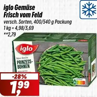 Simmel iglo Gemüse Frisch vom Feld Angebot