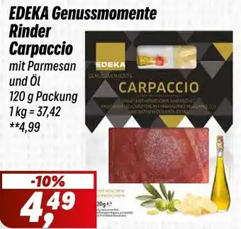 Simmel EDEKA Genussmomente Rinder Carpaccio Angebot