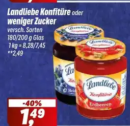 Simmel Landliebe Konfitüre oder weniger Zucker Angebot