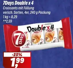 Simmel 7Days Double x 4 Croissants Angebot