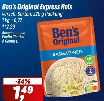 Simmel Ben's Original Express Reis Angebot