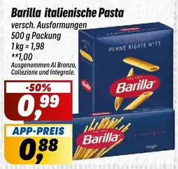 Simmel Barilla italienische Pasta Angebot