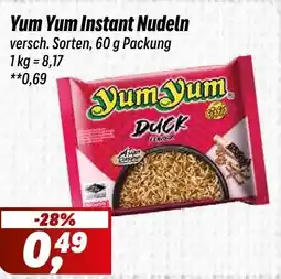 Simmel Yum Yum Instant Nudeln Angebot