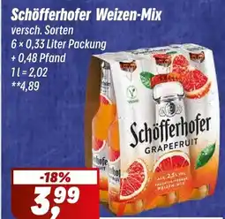 Simmel Schöfferhofer Weizen-Mix Angebot