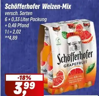 Simmel Schöfferhofer Weizen-Mix Angebot
