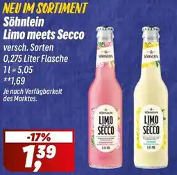 Simmel Söhnlein Limo meets Secco Angebot