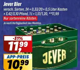 Simmel Jever Bier Angebot