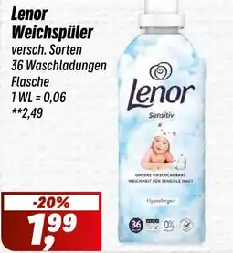 Simmel Lenor Weichspüler Angebot
