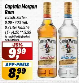 Simmel Captain Morgan Rum Angebot