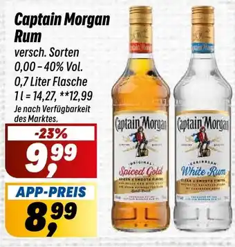 Simmel Captain Morgan Rum Angebot