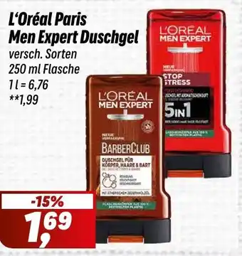 Simmel L'Oréal Paris Men Expert Duschgel Angebot