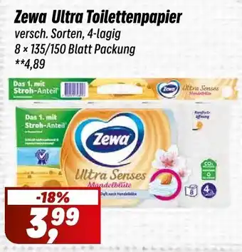 Simmel Zewa Ultra Toilettenpapier Angebot