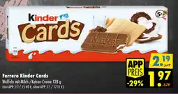 Mäc Geiz Ferrero Kinder Cards Waffeln Angebot