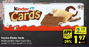 Mäc Geiz Ferrero Kinder Cards Waffeln Angebot