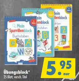 Mäc Geiz Übungsblock Angebot