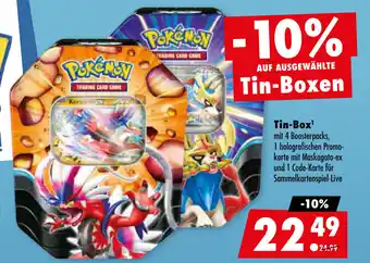 Mäc Geiz Pokemon Tin-Box Angebot