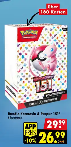Mäc Geiz Pokemon Bundle Karmesin & Purpur 151 Angebot
